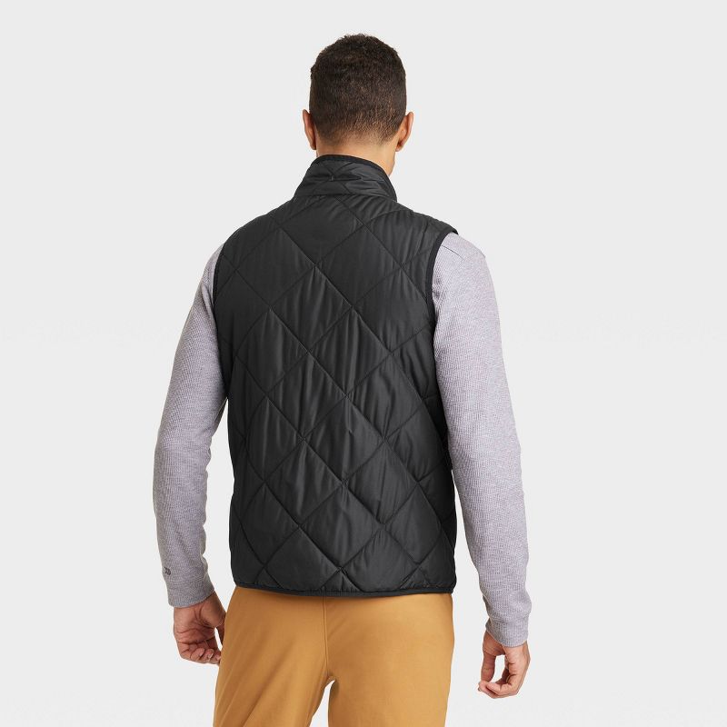 Men's Quilted Puffer Vest - All In Motion™, 3 of 5
