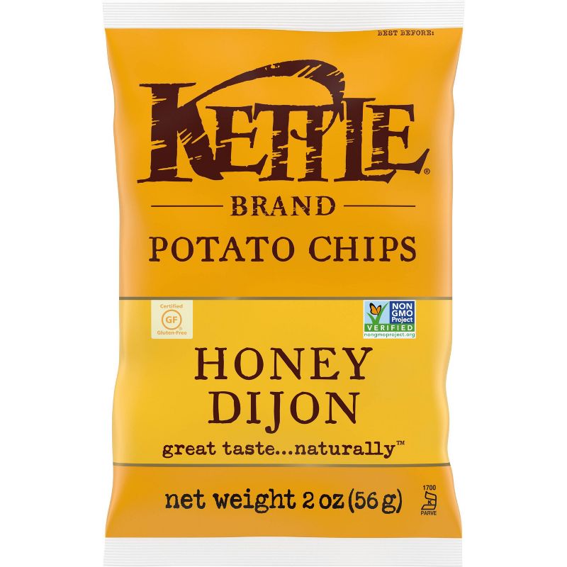 Kettle Brand Potato Chips Honey Dijon Kettle Chips Snack - 2oz, 1 of 8
