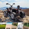 2-Seater 24V Kids ATV Ride On Quad, Electric 4-Wheeler with Dual 800W Motors, 7Ah Battery, 3 Speeds, Bluetooth, Ride On Toy for Ages 3-8 - 4 of 4
