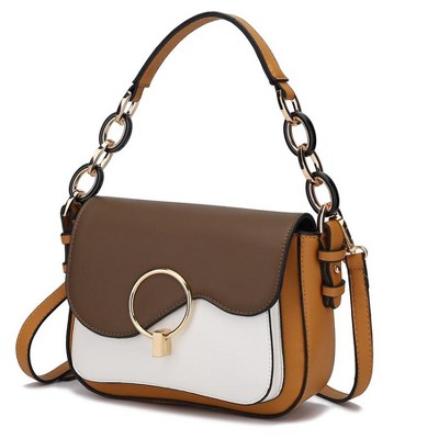 MKF Collection Fantasia Solid Vegan Leather  Women's Crossbody Bag by Mia K