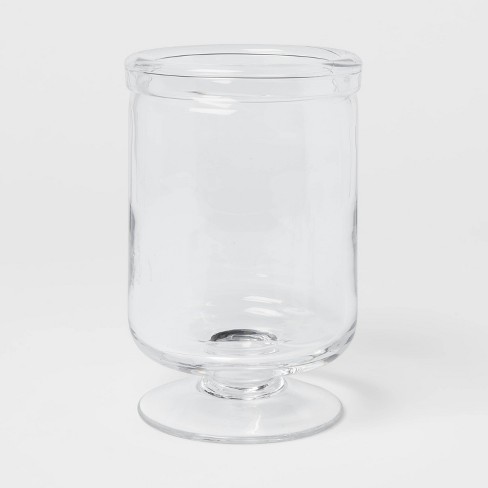 glass hurricane candle holder