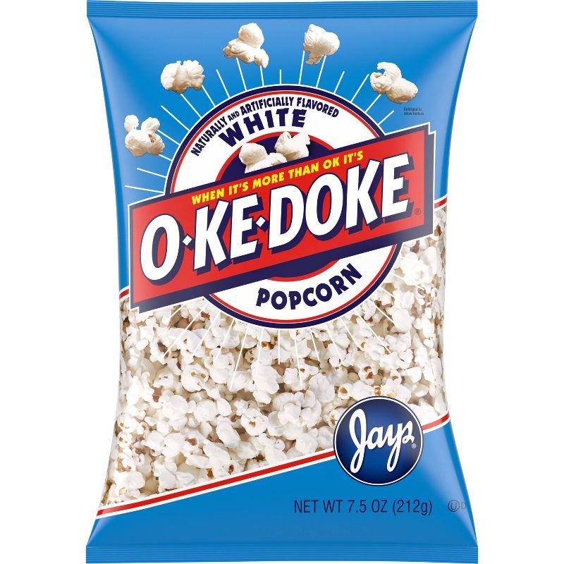 O-Ke-Doke Popcorn White Popcorn - 7.5oz, 1 of 7
