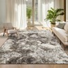 Modern Abstract Area Rugs Soft Ultra-Thin Low Pile Washable Carpet Indoor Non Slip Easy Care Lightweight Carpet Office Home Decor - 2 of 4