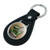 Sesame Street Vintage Oscar The Grouch Black Leather Keychain - 2 of 4