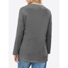Imily Bela Women's Oversized Long Sleeve Crewneck Tunic Tops Soft Casual Loose Blouse - 4 of 4
