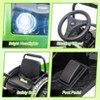 Kids Ride on Tractor Car, 12V Battery Powered Electric Tractor with Remote Control, Bluetooth, Music, USB, LED Lights, Audio, Safety Belt - 3 of 4