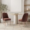 WestinTrends Mid-Century Modern Upholstered Boucle Dining Chair (Set of 2) - 2 of 4