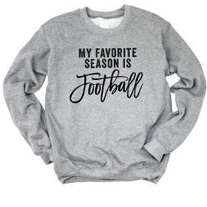 Simply Sage Market Women's Graphic Sweatshirt My Favorite Season Is Football - 1 of 2