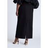 ELOQUII Women's Plus Size Linen Blend Column Skirt - 4 of 4