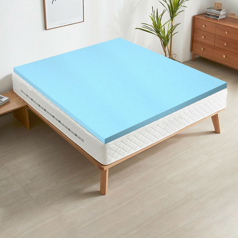 Costway 3'' Gel-Infused Bed Mattress Topper Cooling Ventilated Air Foam Pad, 5 of 10