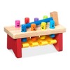 Melissa & Doug Deluxe Pounding Bench Wooden Toy With Mallet - image 4 of 4