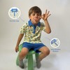 Ola! Otter Polo T-Shirt - Paper Boat-white | Everyday Smart Wear for Kids - 2 of 4