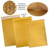 UOFFICE Pack of 400 Bulk Kraft Bubble Mailers 8.5" x 14.5"- #3 Self-Seal Padded Envelopes - 3 of 4