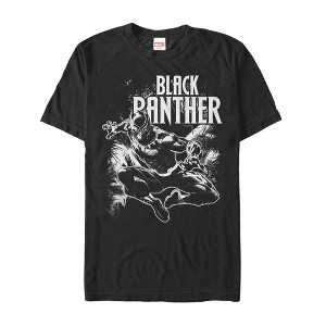 Men's Marvel Black Panther Jungle Leap T-Shirt - 1 of 4