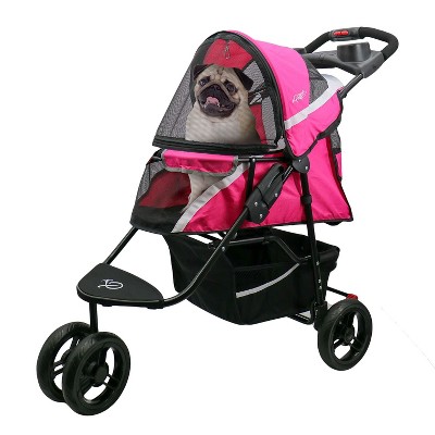 Cat Carrier with Wheels, Travel Pet Carrier Small Dog, Puppy Stroller for  Small