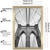 Americanflat 20x30 Poster Frame in Gold with Polished Plexiglass - Horizontal and Vertical Formats with Included Hanging Hardware - 2 of 4