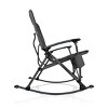 Oniva 2pc Portable Outdoor Rocking Camp Chair - Gunmetal Gray - 3 of 4