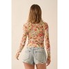 Women's Tricia Floral Mesh Top - PROMESA - 2 of 3