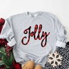 Simply Sage Market Women's Graphic Sweatshirt Jolly Plaid - 3 of 4