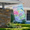 Northlight Blue and Purple Welcome Bird Outdoor House Flag 28" x 40" - 3 of 4