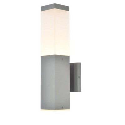 Elegant Lighting Raine Integrated LED wall sconce in silver