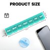 Sukuos XL Pill Box, Case w/Clear Lid, Arthritis-Friendly, BPA-Free, Easy-Clean - 4 of 4