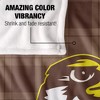 Quincy University Campus Plaid Spirit Silky Touch Super Soft Throw Blanket 50x60 - 4 of 4