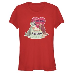 Junior's Women Lady and the Tramp We're Dog-Gone Cute T-Shirt - 1 of 4