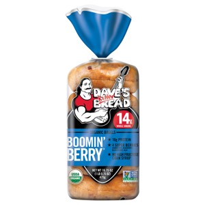 Dave's Killer Bread Organic Boomin Berry Bagels - 16.75oz/5ct - 1 of 4
