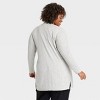 Women's Ribbed Cuff Open-Front Cardigan - Ava & Viv™ - 2 of 3