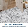Indoor Soft Easy Vintage Luxurious Traditional Area Rug for Living Room Care Washable Floor Carpet Low Pile - 4 of 4