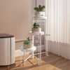 GustoWave Plant Stand Indoor Metal Corner Plant Pot Stands, Tiered Plant Stands Folding Flower Display Holders Rack Shelf - 3 of 4