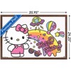 Trends International Hello Kitty - Retro Rainbow Framed Wall Poster Prints - 3 of 4