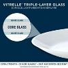 LunaLulinlk 10.25" Glass Dinner Plate (Set of 6) - 4 of 4