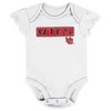 NCAA Utah Utes Infant Girls' 3pk Bodysuit Set - 4 of 4