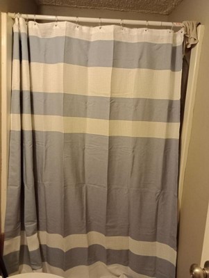 Spa Waffle Shower Curtain With 3m Treatment : Target