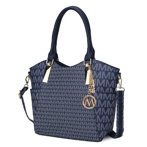MKF Collection Devorah Stylish Tote Handbag Signature Printed by Mia K - 1 of 4