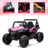 Ride On Car for Kids, 12V Off-Road UTV with Remote Control, Battery Powered Electric Vehicle with Dual 120W Motors - 3 of 4