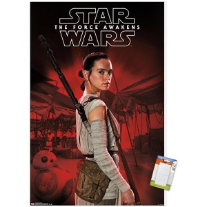 Trends International Star Wars: The Force Awakens - Rey Staff Unframed Wall Poster Prints - 1 of 4