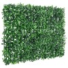 vidaXL Artificial Shrub Leaf FenceÂ 24 pcs Green 15.7"x23.6" - 3 of 4