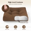 Tangkula Set of 4 21" x 21" Chair Seat Cushion Pads Patio - 3 of 4