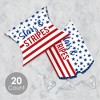 Big Dot of Happiness Stars & Stripes - Favor Gift Boxes - Patriotic Party Petite Pillow Boxes - Set of 20 - 2 of 4