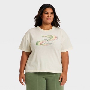 Women's Short Sleeve Relaxed Fit Graphic T-Shirt - Universal Thread™ - 1 of 3