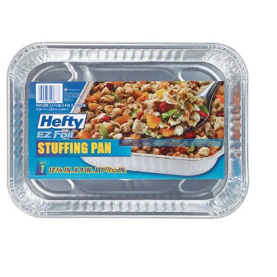 Hefty EZ Foil 9 in. W X 13 in. L Roaster Pan Silver (Case of 12)