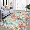 Area Rug, Rugs for Living Room, Washable Rug, Vintage Rugs for Entryway, Traditional Floor Cover, Thin Carpet, Kitchen Distressed Non Slip Mat - 3 of 4