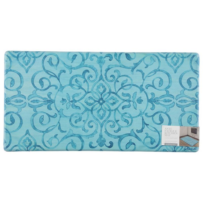 20" x 39" Rustic Medallion Anti-Fatigue Stain & Oil Resistant Kitchen Floor Mat, 4 of 5