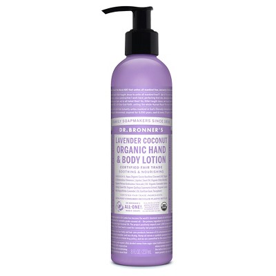 Dr.Bronner's Organic Hand & Body Lotion Lavender Coconut - 8oz