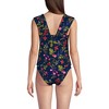 Lands' End Womens Square Neck Underwire Square Back Tankini Swimsuit Top - 2 of 3