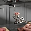 VEVOR Manual Meat Grinder, 304 Stainless Steel Hand Crank Meat Mincer with Steel Table Clamp, Sausage Stuffer, Silver - 2 of 4