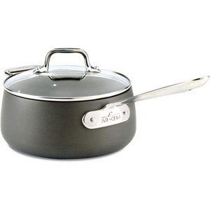 All-Clad HA1 Hard Anodized Nonstick Sauce Pan 3.5 Quart Sliver - 1 of 3